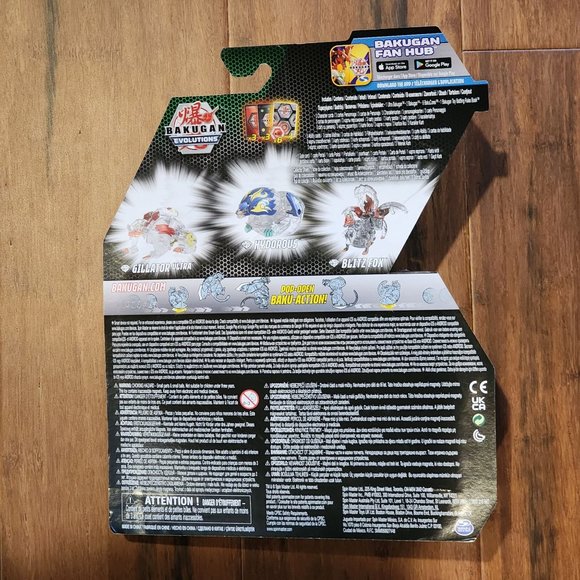 Bakugan Evolutions Gillator Ultra Diamond Starter Hydorous Blitz Fox - Picture 2 of 4